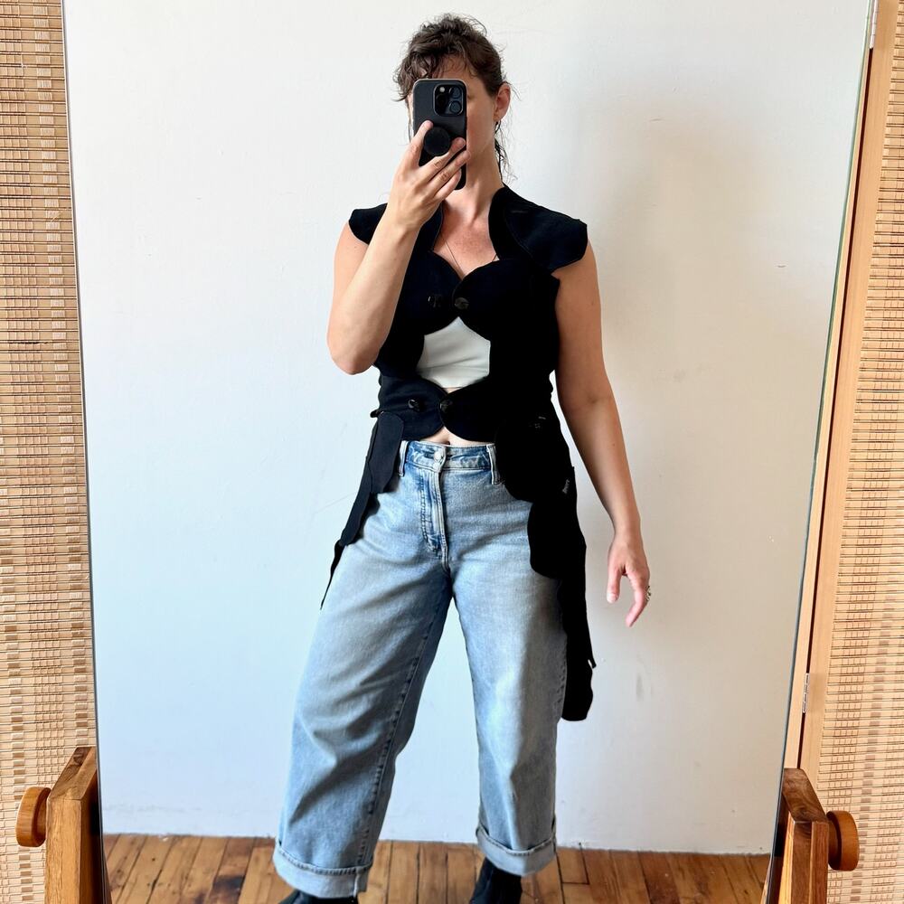 SOHUNG DESIGNS Hi-Low Circle Vest
